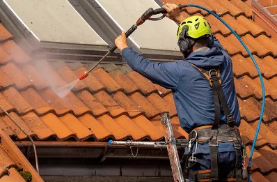 Démoussage et hydrofuge de toiture à Vroil
